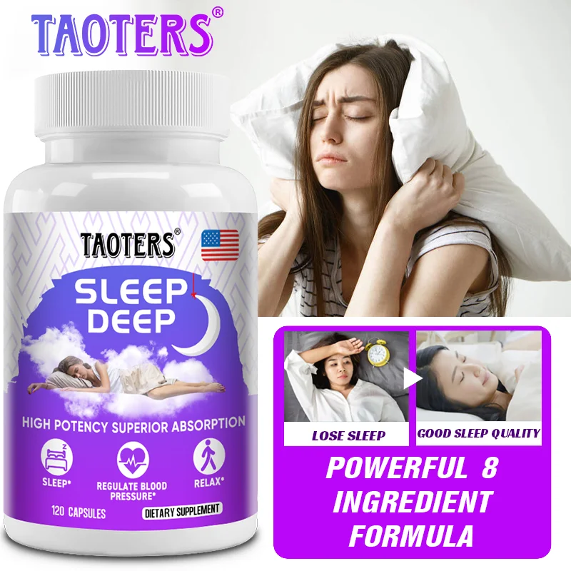 

Capsule Fast Sleep - Melatonin, Improves Memory and Sleep Improves Insomnia - Contains Magnesium L-theanine, Natural Sleep Aid