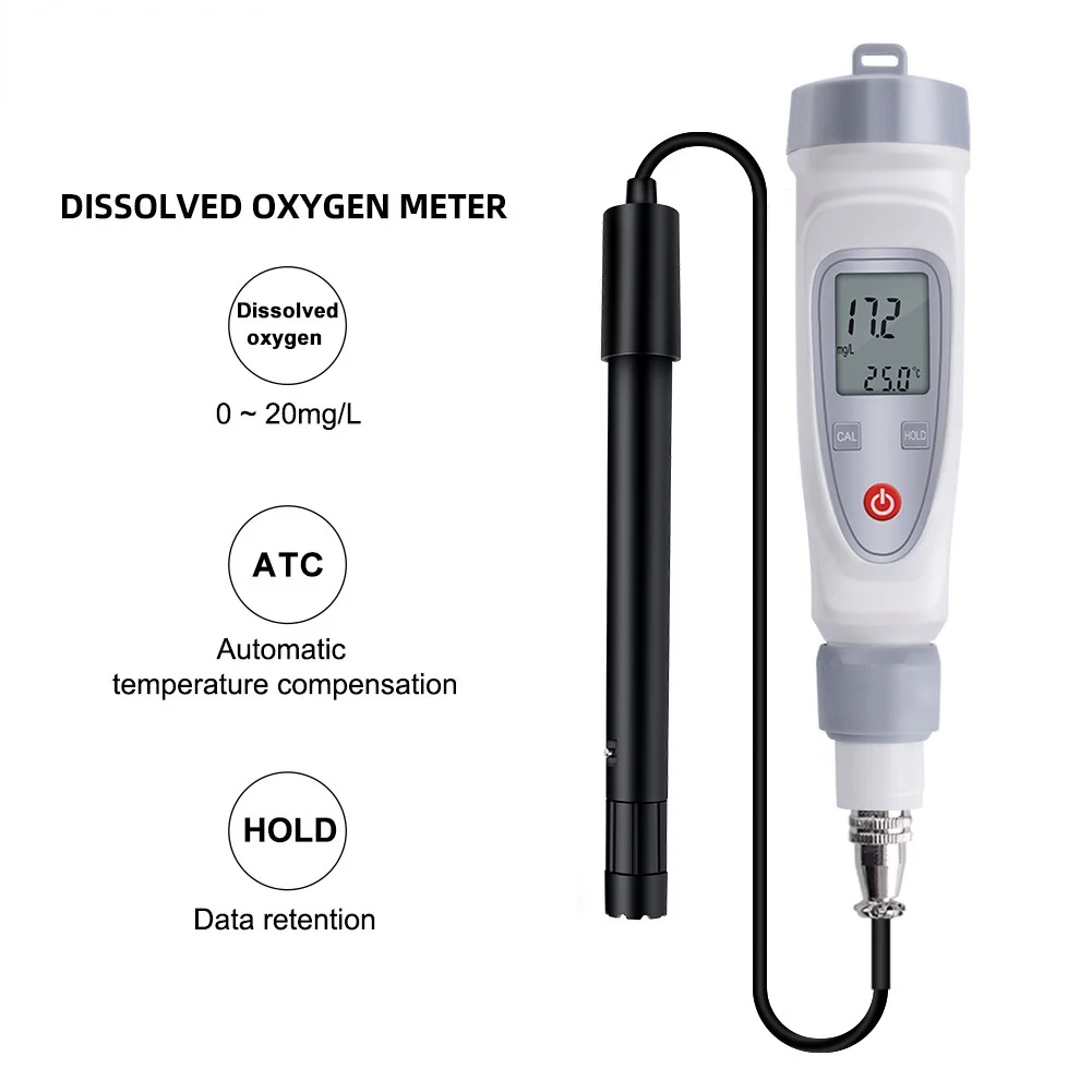 

JPB-70A Portable Dissolved Oxygen Analyzer Pen Dissolved Oxygen Analyzer Water Quality Aquaculture Freshwater Detector Test Pen