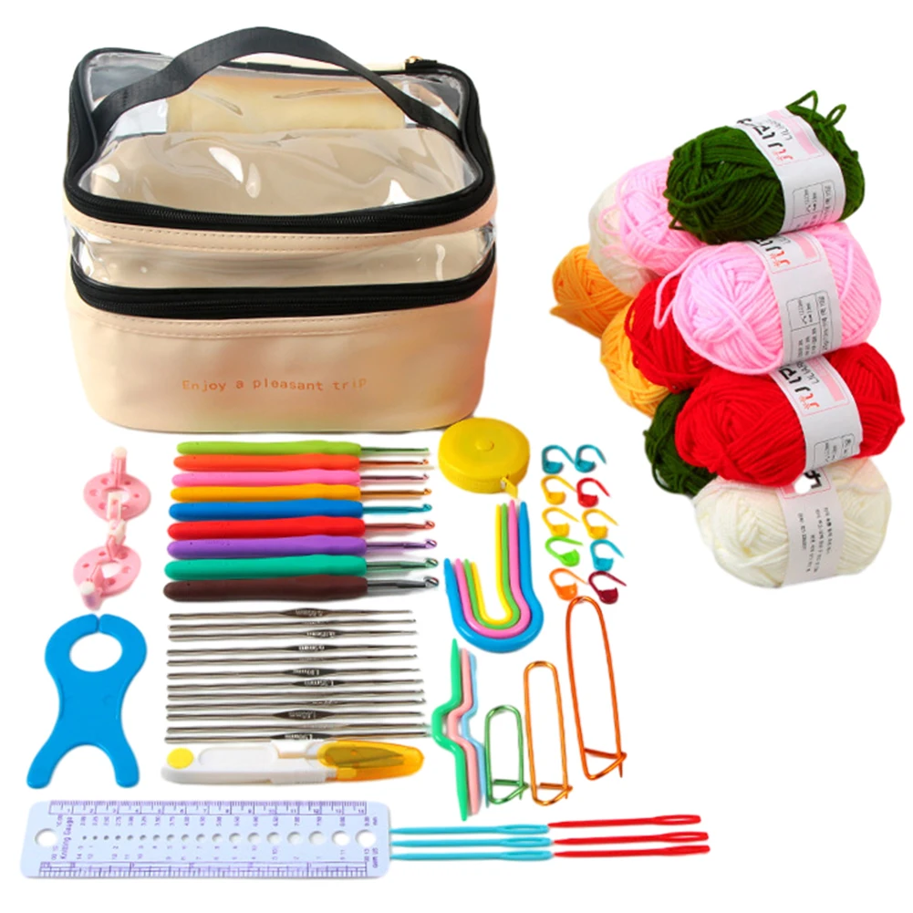 

Features Beginners Kits Complete Specifications Complete Specifications Multiple Styles Portable Hand DIY Knitting Tools