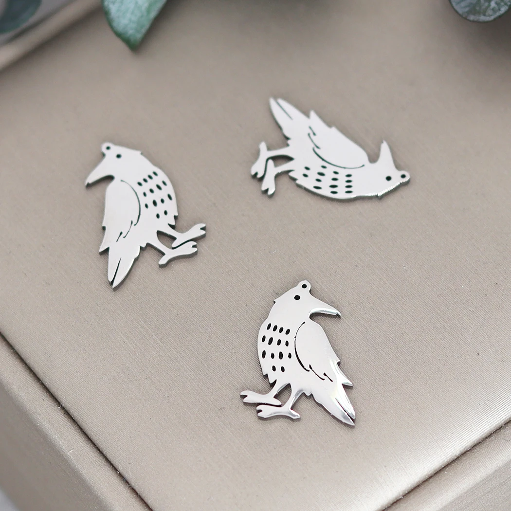 Подвески в виде летающей птицы для изготовления ювелирных изделий