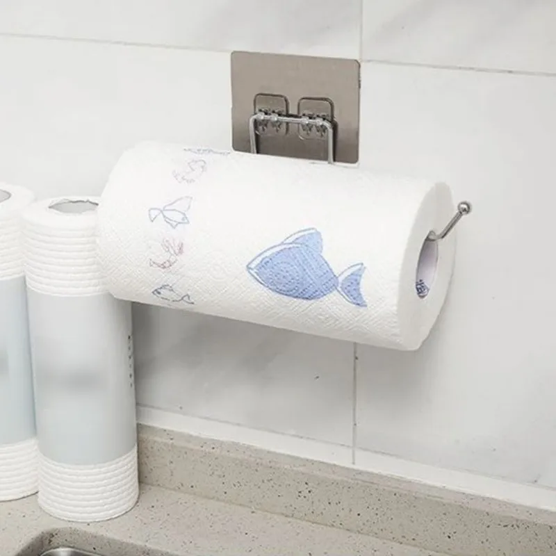 Настенная стойка для тряпичных крючков держатель рулонной бумаги хранения в