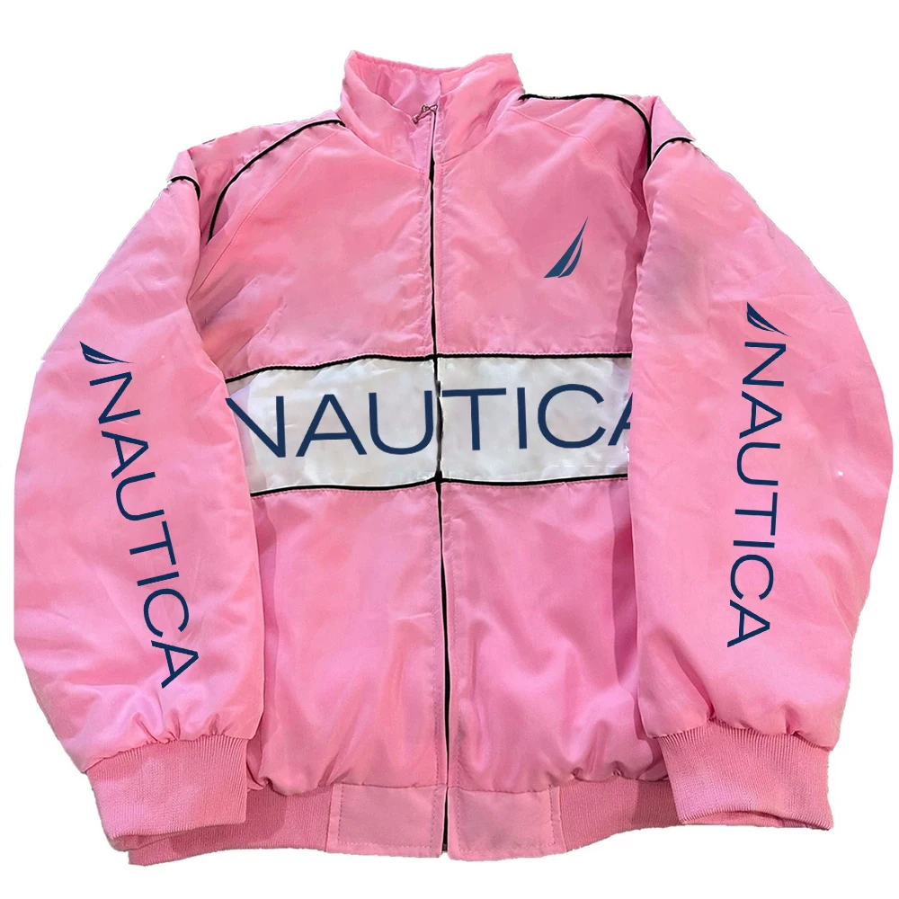 Стеганая куртка NAUTICA в стиле колор-блок, тренч с воротником-стойкой, винтажная уличная одежда, модная спортивная куртка для мужчин и женщин (art.: 3920dcbab5bdd) - 3920dcbab5bdd