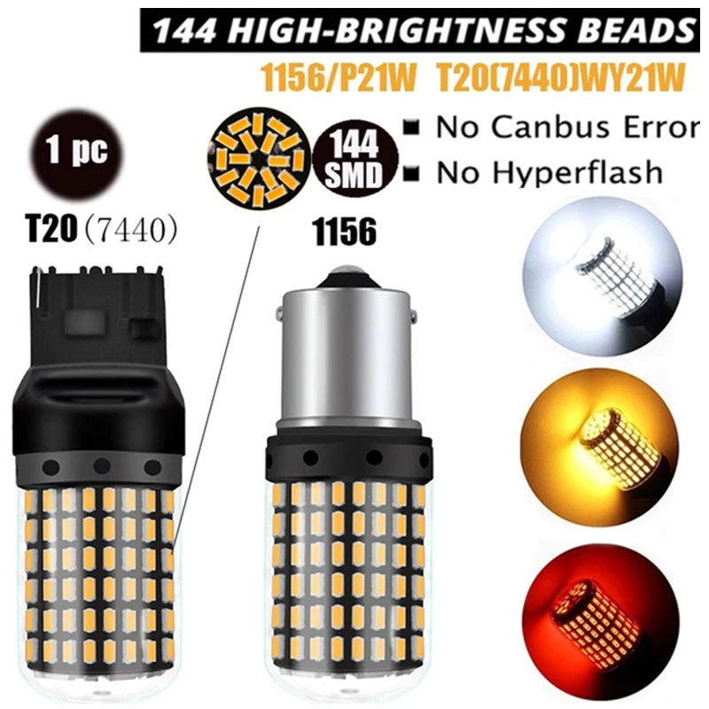 

T20 7440 W21w Universal Led Lamp Superbright Turn Signal Durable Car Led Turn Signal Car Accessories Led Bulbs Led Turn Signal