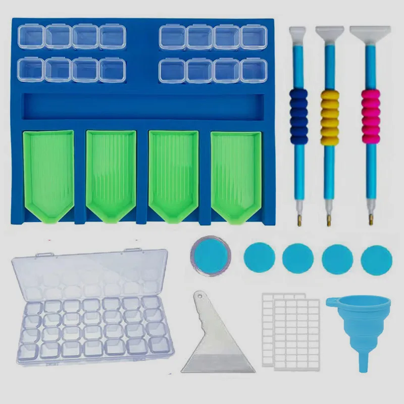 

TPB R 003-3 big tray Diamond Painting Tools dishes Drill Pen Glue soil box tweezers Diamond embroidery Accessories