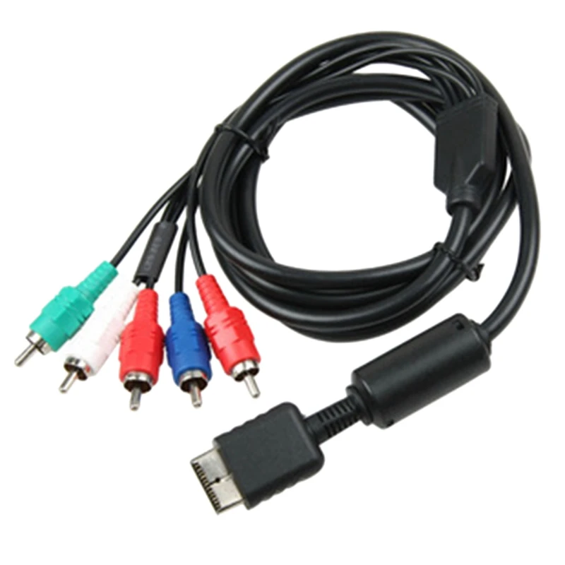 Ypbpr для PS2/PS3/PS3 Slim HDTV-готовый ТВ HD-компонентный AV-кабель 5-проводной 6 футов черный