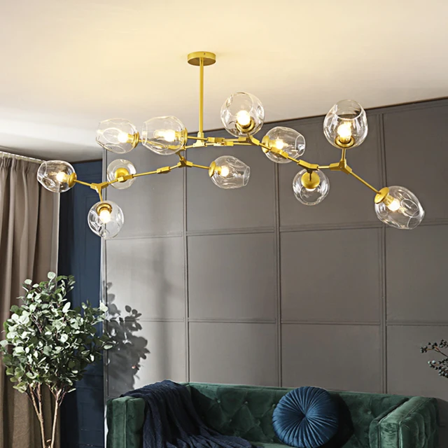 Modern Glass LED Chandelier Experience the Fairfax Chandelier - Elegant, Industrial Chic Lighting from Avenue
