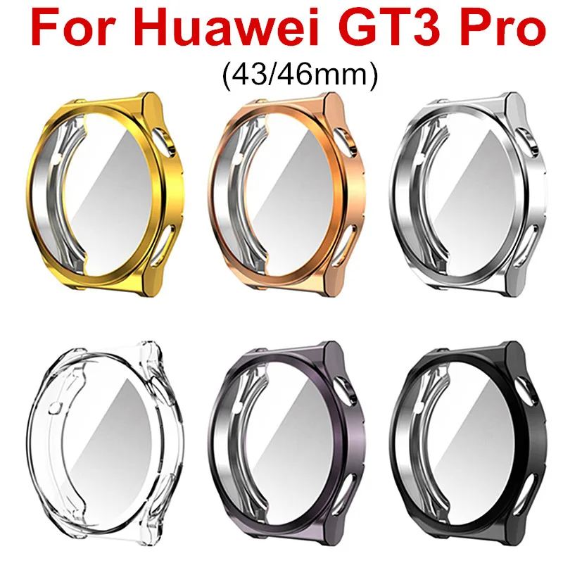 

ZK30 Screen Protector Case For Huawei Watch GT3 Pro 43mm 46mm 42mm 46mm GT 2e 2Pro GT 3 Pro TPU Case Protective Cover