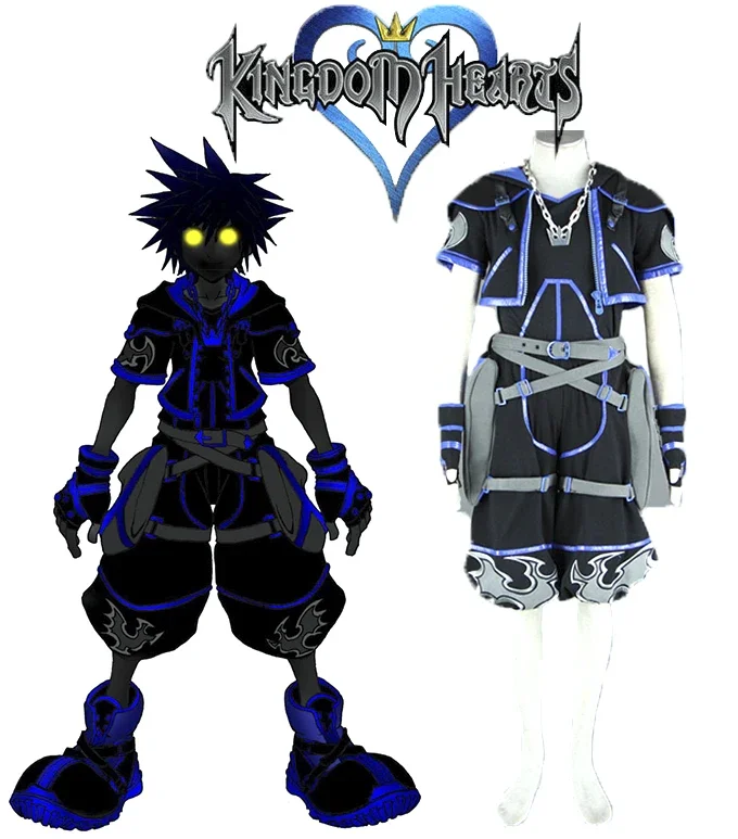 Костюм для косплея Kingdom Hearts Sora Anti Dark