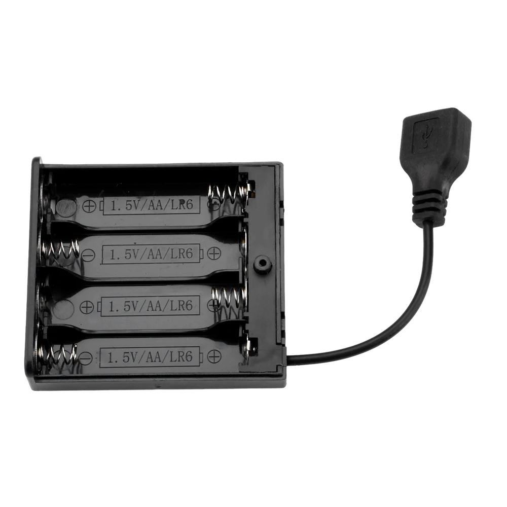 Блок питания для аккумуляторов 6 в 4 5 блок постоянного тока USB 3x AA 4x держатель