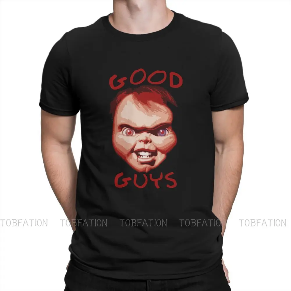 

Good Guys Man's TShirt Child's Play Mike Norris Horror Movie O Neck Tops 100% Cotton T Shirt Humor Top Quality Birthday Gifts