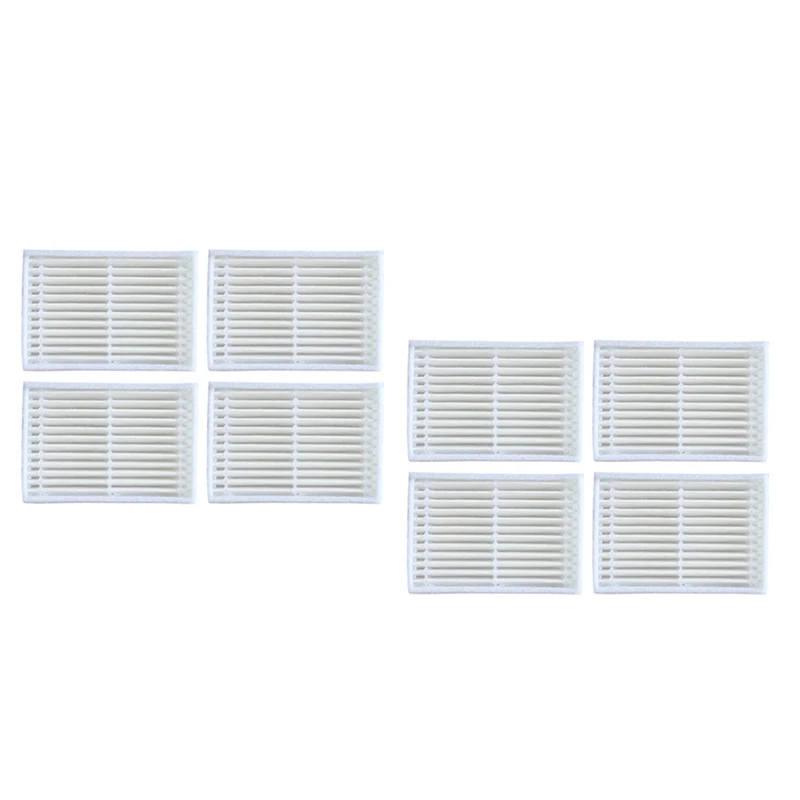 

8 шт. HEPA-фильтр для Panda X600 Pet Kitfort KT504 Запчасти для роботизированного пылесоса аксессуары