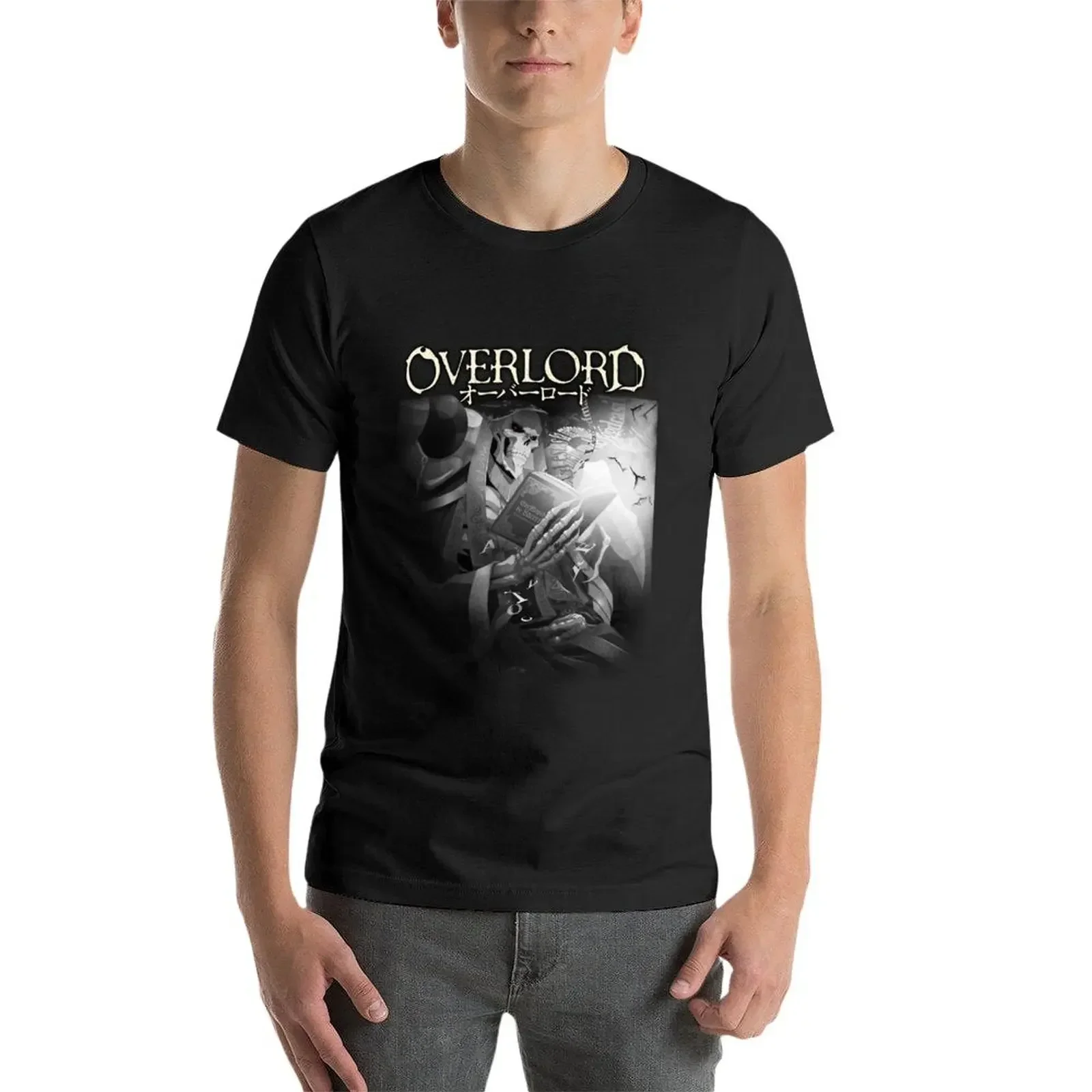 Overlord - Ainz Ooal Gown T-Shirt уличная одежда таможенные мужские футболки Fruit of the Loom