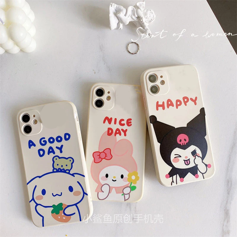 

Hello Kitty NEW CASE For IPhone 11 12 7 8P X XR XS XS MAX 11 12pro 13 pro max 12 promax 2022 Cartoon Cute Soft Shell Phone Case