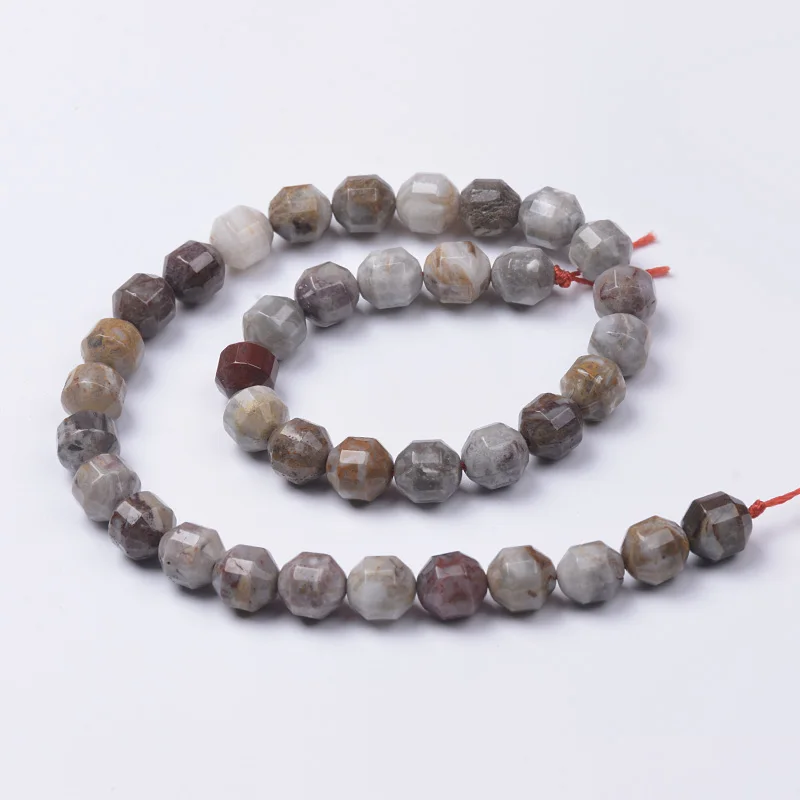 8/10 мм натуральный драгоценный камень оливковой формы граненый содалит нефрит