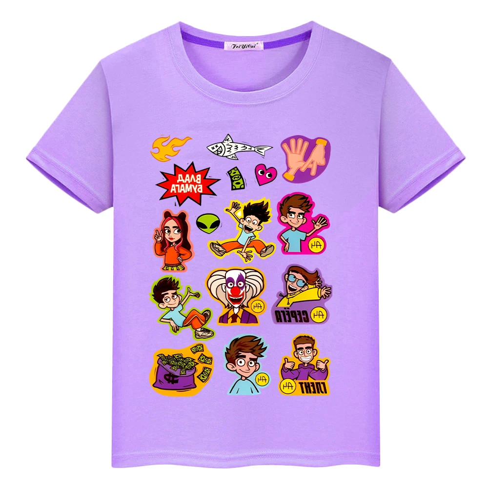 Футболка из хлопка с принтом аниме