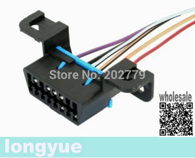 Longyue 10 шт. OBD2 OBDII диагностический разъем шлейка Corvette CAN Bus Class 2 E67 E38 автомобильные аксессуары