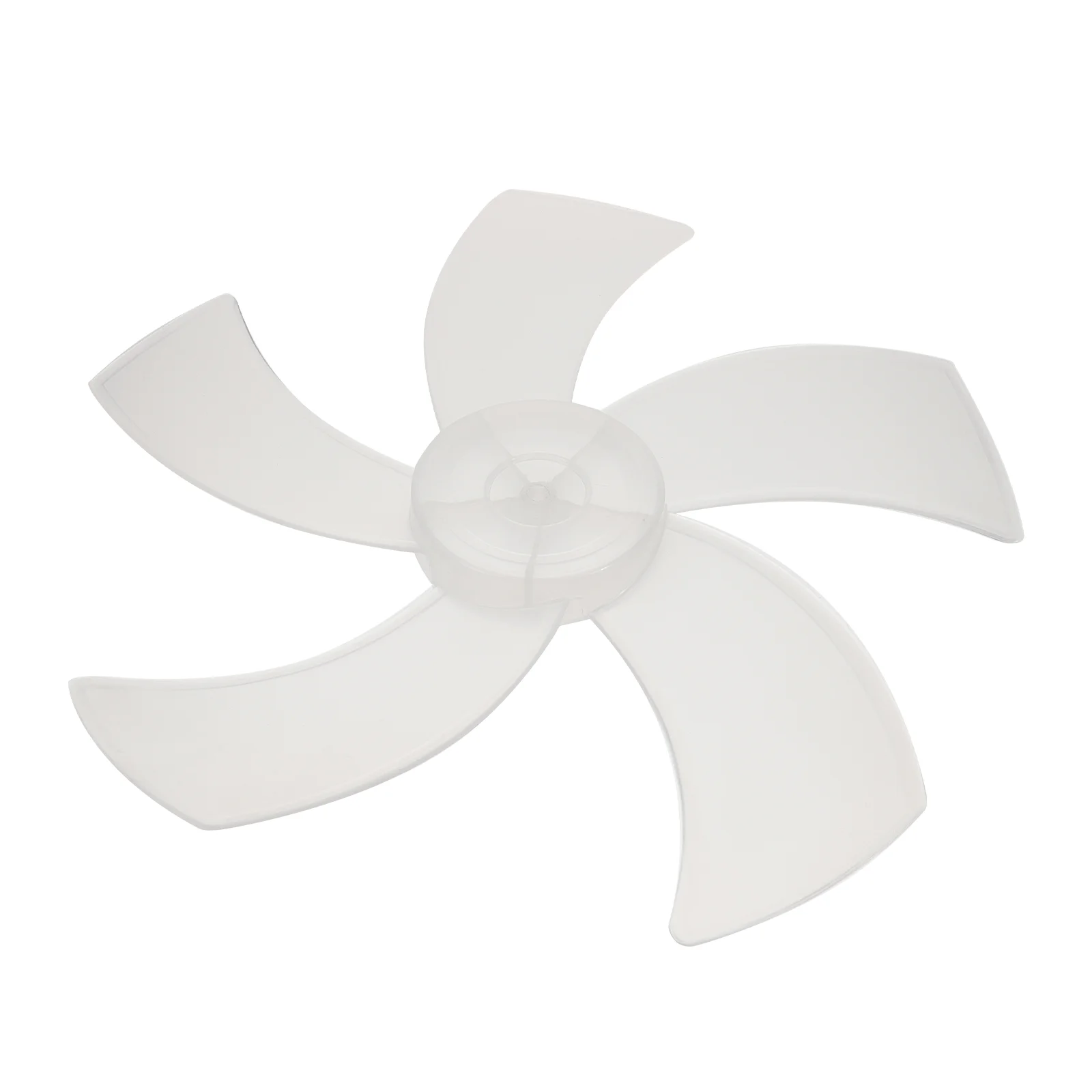 

2Pcs Creative Electric Fan Blades Plastic Fan Blades Replacement Parts White