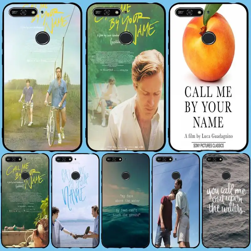 

Call Me By Your Name Phone Case For Huawei Nova 2 I Plus 3 I E 4 E 5 I Pro 6 SE 6 5G Cove Fundas Case