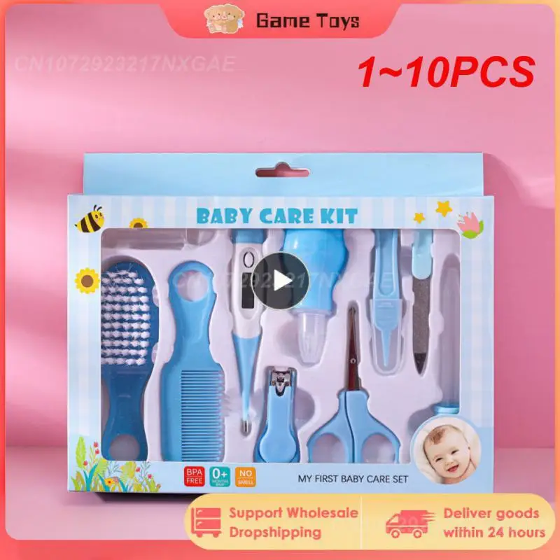 

1~10PCS Baby Care Kit Newborn Kid Care Baby Hygiene Kit Grooming Set Clipper Scissor Kid Toiletries for Newborns Baby