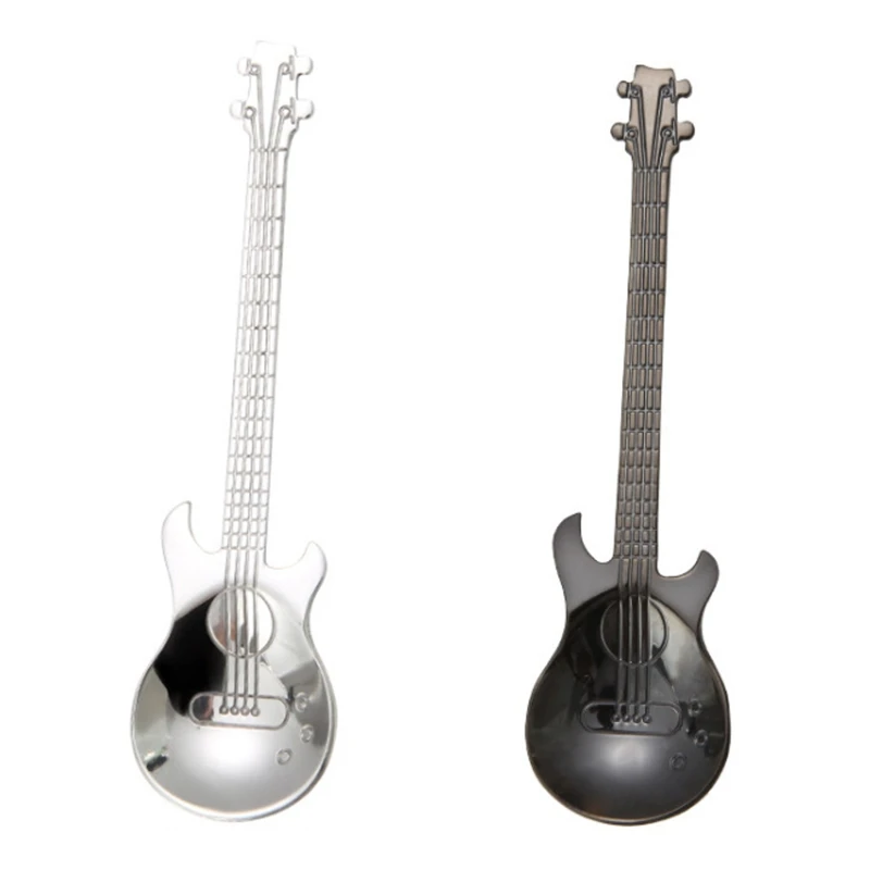 Глиняная ложка для чая красочная десертная из нержавеющей стали милая