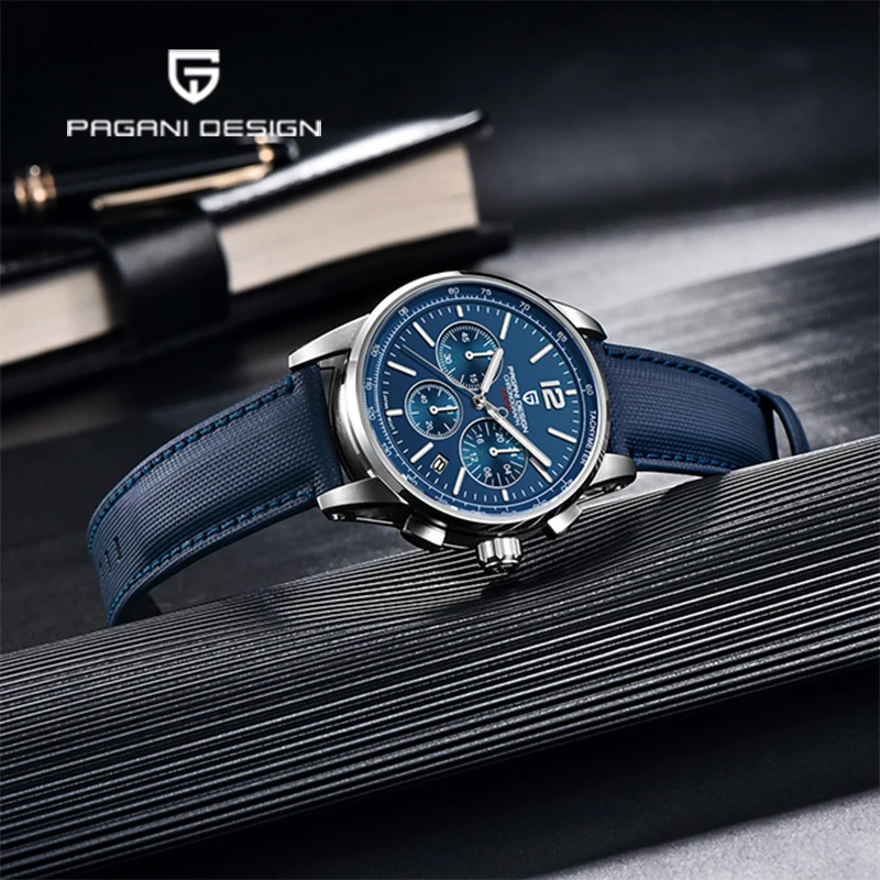 

2023 New PAGANI DESIGN VK63 Chronograph Quartz Watch For Men Top Brand Luxury Sapphire Mirror Automatic Waterproof Reloj Hombre