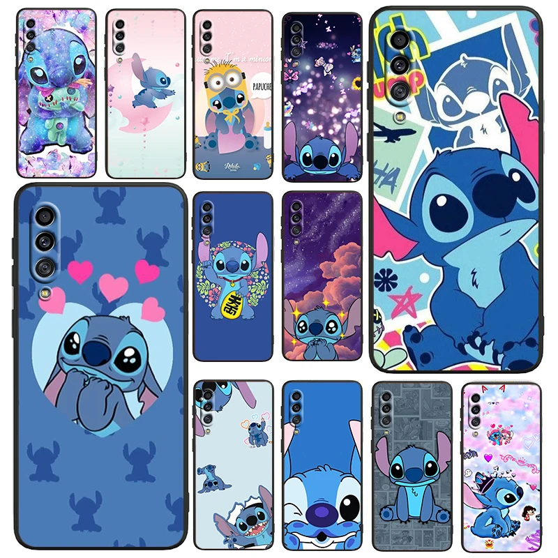 

Cartoon Cute Stitch For Samsung Galaxy A90 A80 A70 S A60 A50S A30 S A40 S A2 A20E A20 S A10S A10 E Black Phone Case