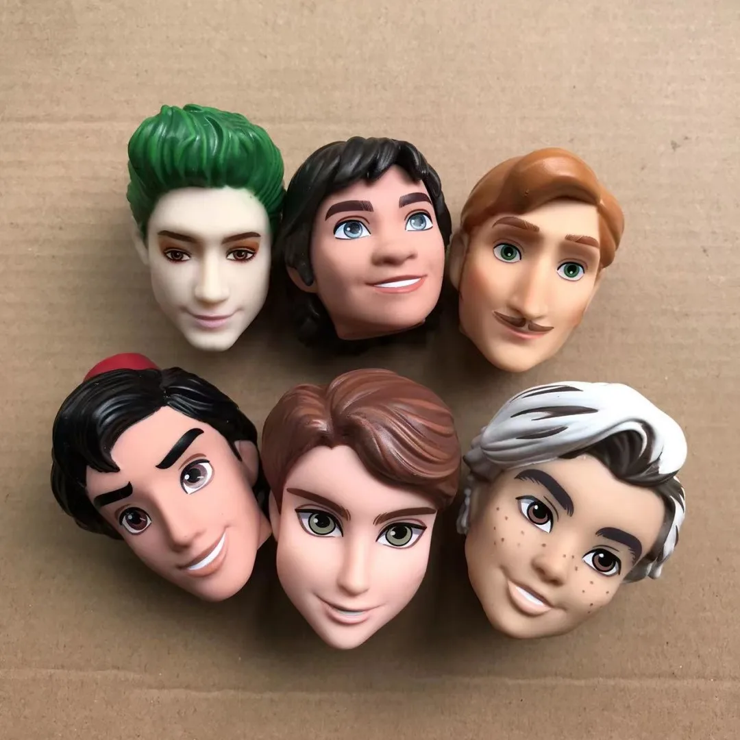 Ful Hair Doll Heads Kids Toy Figures