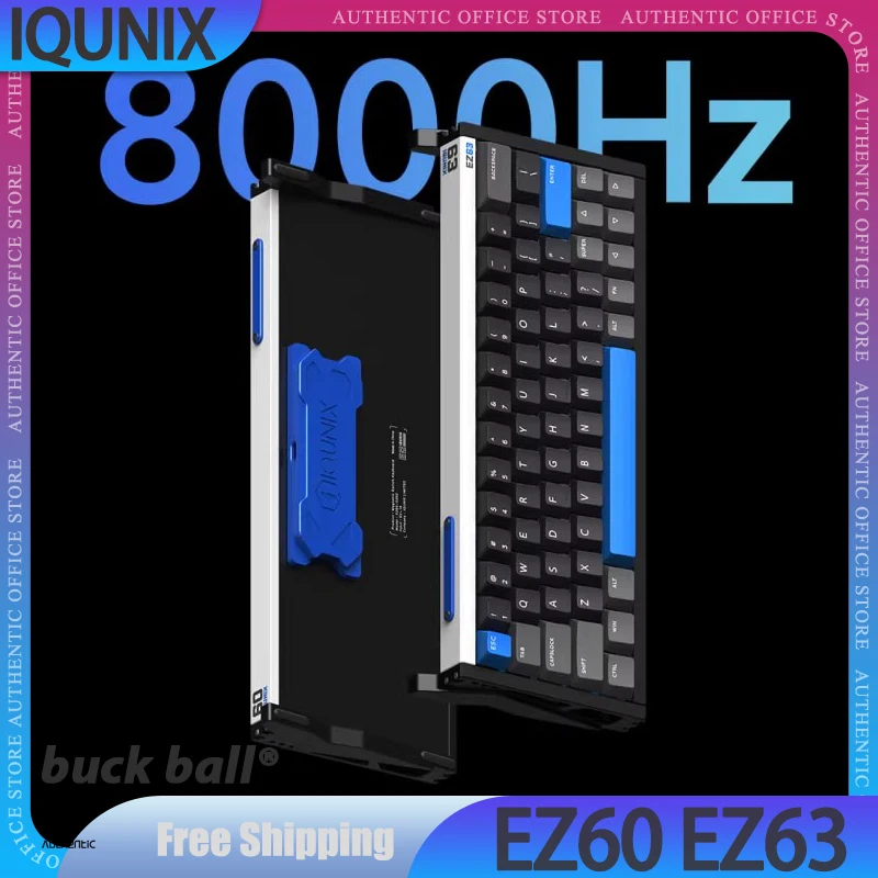 IQUNIX EZ60 Киберспортивный магнитный переключатель Механическая игровая клавиатура