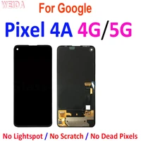 super amoled lcd for google pixel 4a lcd display touch screen digitized assembly replacement for google pixel 4a 5g lcd