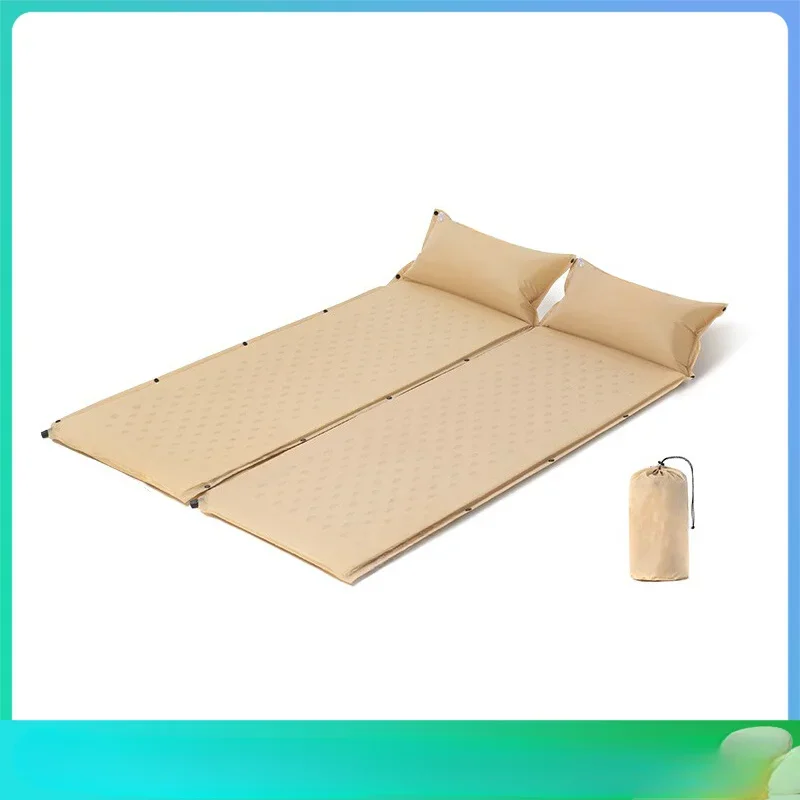 Надувной матрас двойной автоматический для отдыха на открытом воздухе