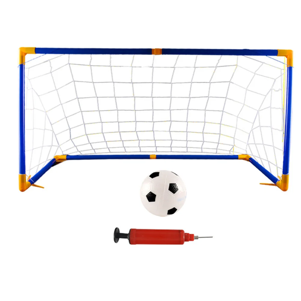 

1 Set of Sports Indoor Soccer Goal Set Football Goal Portable Soccer Net Kids Soccer Game for Backyard School Games with
