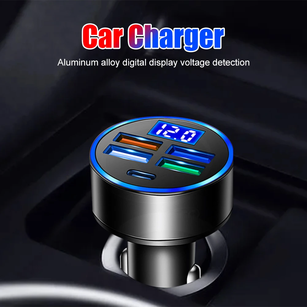 

Автомобильное зарядное устройство OLAF с 4USB-портами и 1 USB-портом
