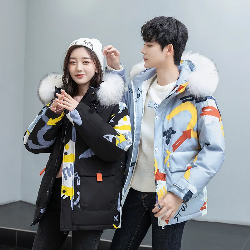 2021 New Arrivals Winter Down Jacket Men Thickening Trend White Duck Down Hot-selling Couple Down Parkas Winter Jacket Men