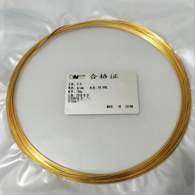 

high purity gold wire Au≥99.99% LED special metal gold wire soft gold electrode wire