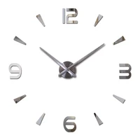 2022 wall clock quartz watch reloj de pared modern design large decorative clocks europe acrylic stickers living room klok clock