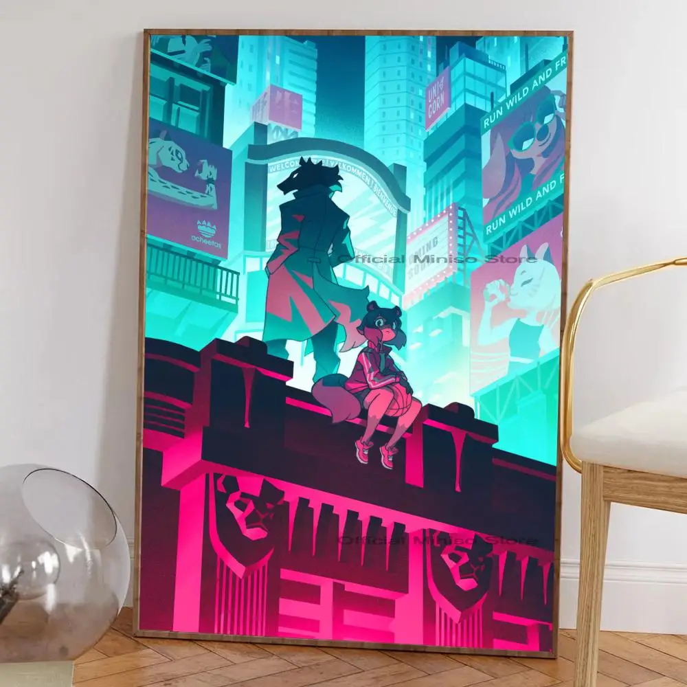 1 шт. новый аниме постер BNA в виде животного самоклеящийся Настенный декор