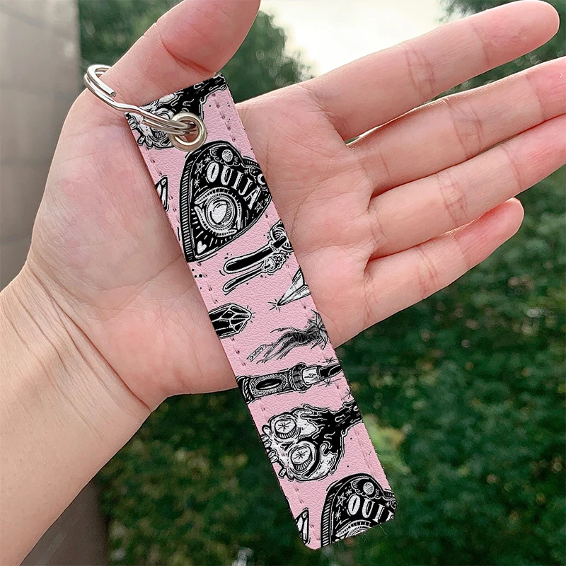 

Fashion Witchy pink Keychain Cute S Keychain Cute Strap Keyrings Hanging Holder Bag Car Wallet Trinket Keychain Hanging