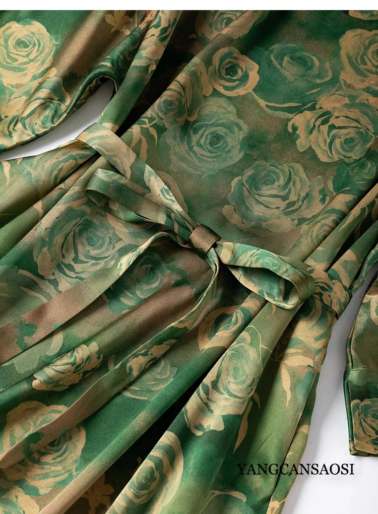 Женское атласное платье из 100% натурального шелка тутового шелкопряда длинный