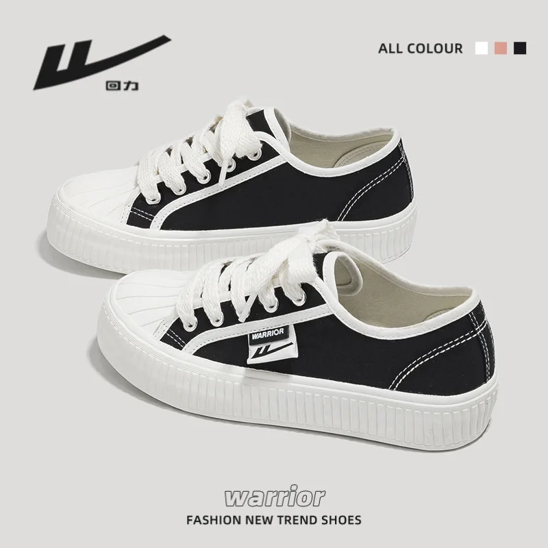 Кроссовки WARRIOR женские на толстой подошве Повседневные Удобные туфли с ракушками