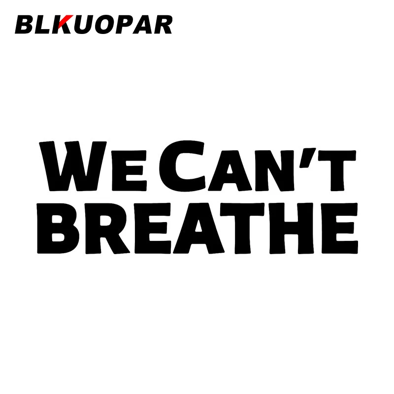 

BLKUOPAR мы не можем дышать стикер автомобиля персональный аниме Ван виниловая наклейка устойчивый к царапинам холодильник лобовое стекло авт...