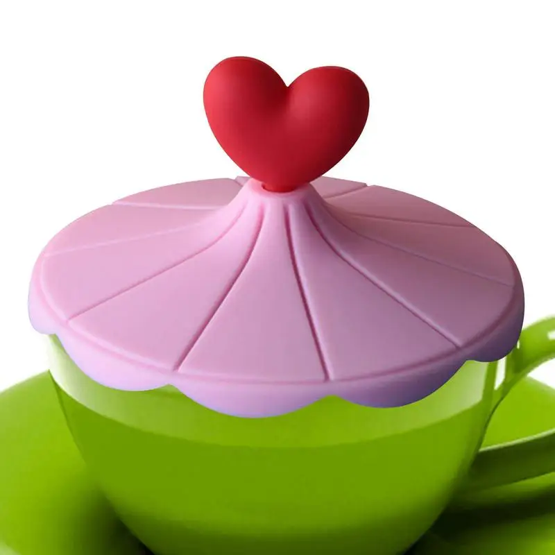 

Силиконовые крышки, симпатичная силиконовая чашка, чехол с ложкой и зажимом, пылезащитные крышки для кофейных кружек, крышка для чашки для напитков, для горячей и холодной