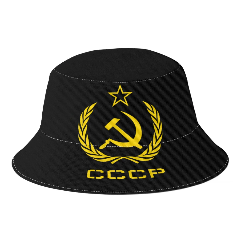 

Панама СССР для мальчиков и девочек, шляпа рыбака, в стиле милитари, в стиле СССР, СССР, лето-осень