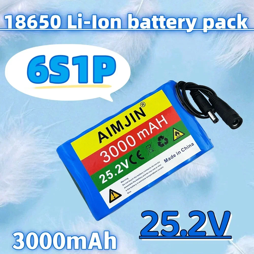 Литий-ионный аккумулятор 6S1P 25 2 в 3000 мАч 18650