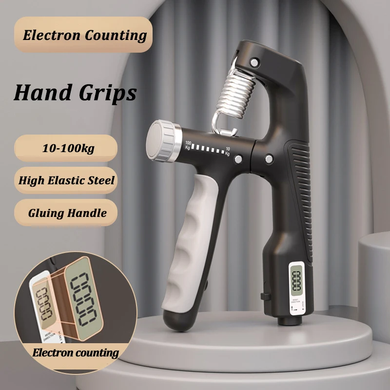 

Adjustable Hand Grip Power Exercise Heavy Gripper Fitness Muscle Training 10-100Kg A-Type Strength Expander Finger Pinch Carpal