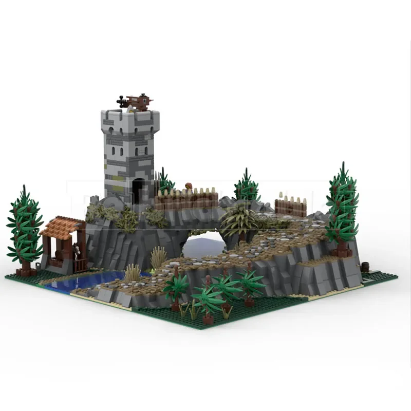 Новые строительные блоки Moc, модель средневековой архитектуры, часовая башня, модульные строительные блоки, подарок, детские игрушки, набор для сборки «сделай сам» (art.: 3920d0140fa05) - 3920d0140fa05