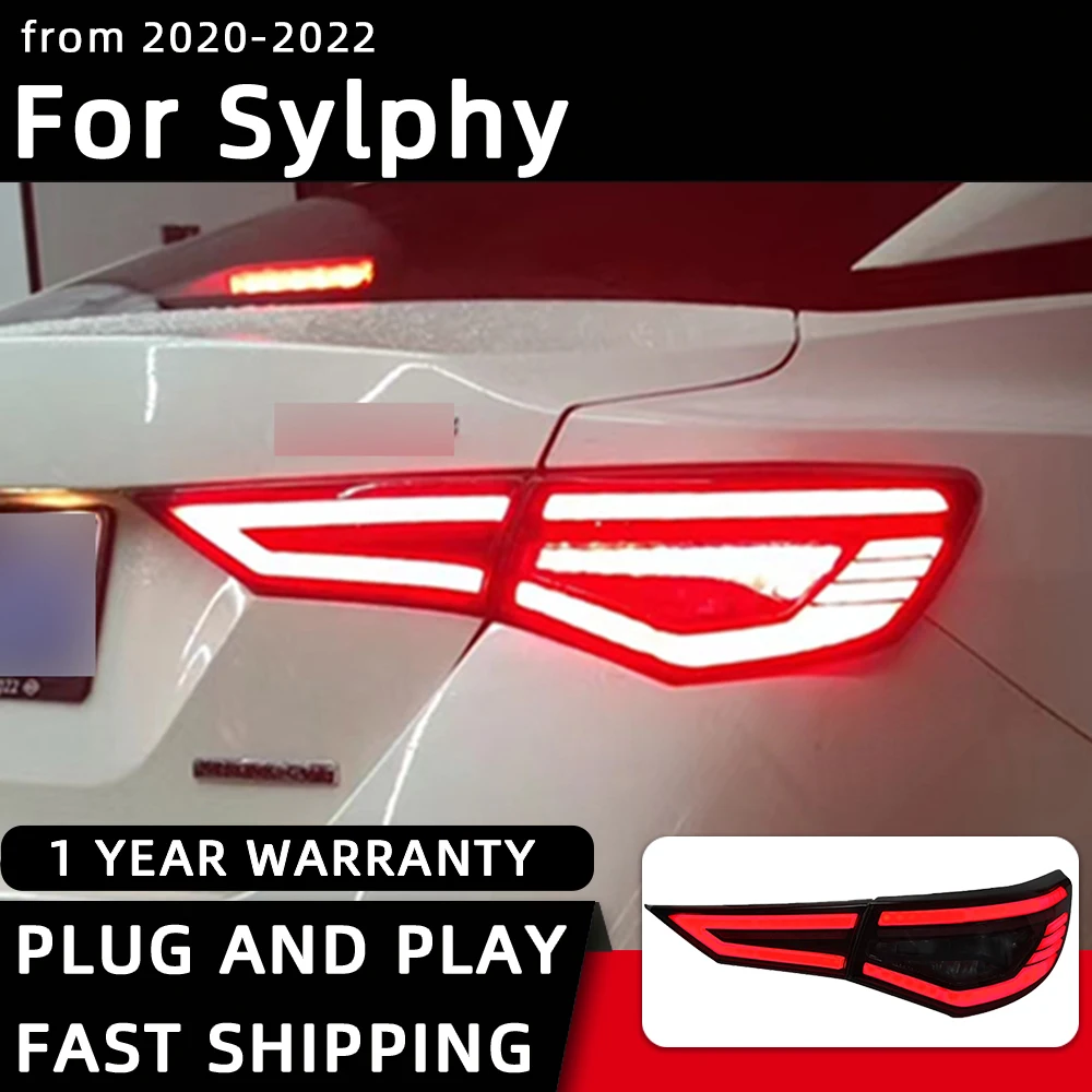 

Car Styling Taillights for Sylphy LED Tail Light 2020-2022 Sentra Tail Lamp DRL Rear Turn Signal Automotive Accessories