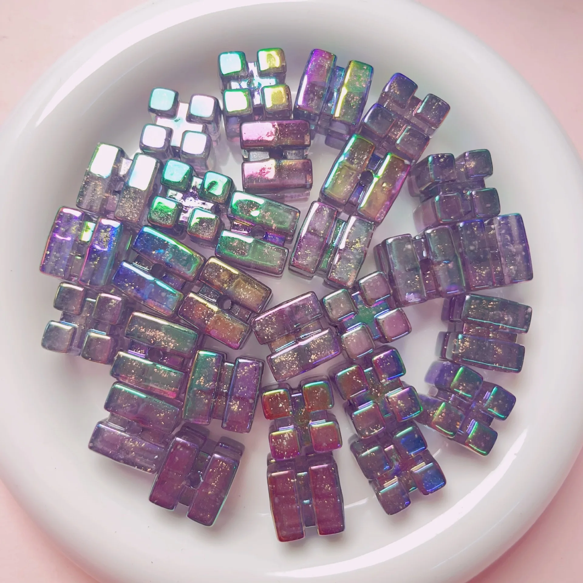 60 шт. акриловые бусины для ювелирных изделий 15 мм