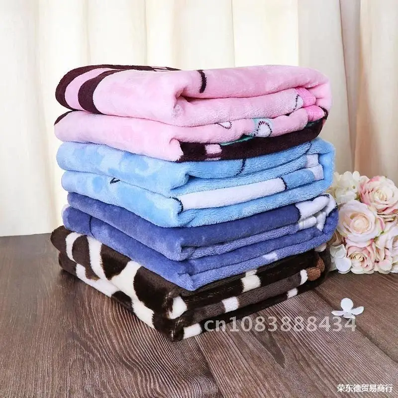 Одеяло для собак с принтом лапы мягкий теплый коврик кровати и кошек одеяла сна