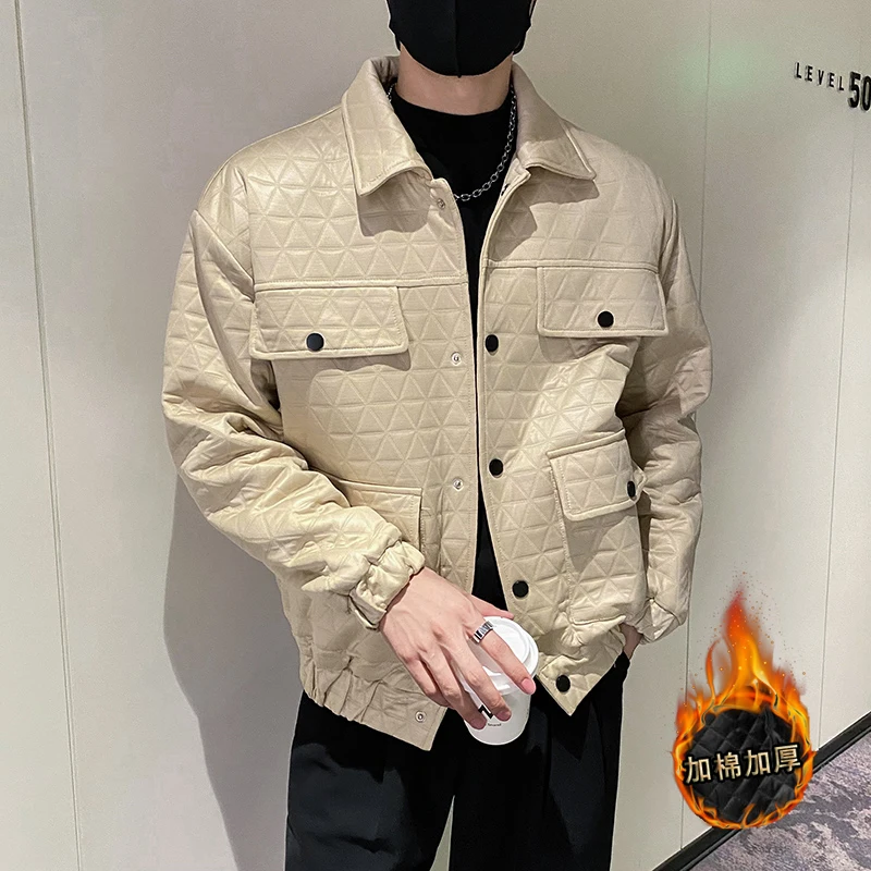 2022 Winter Keep Warm Parkas Men Fashion Loose Casual Jackets Hiphop Overcoat Social Streetwear Chaquetas Hombre Men Clothing