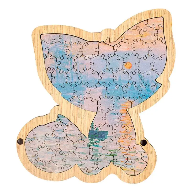 

Fox Wooden Jigsaw Puzzle Animal Shaped Natural Wood Puzzle Unique Fox Wooden Jigsaw Puzzle Fun Challenging Family Game Wooden Pu